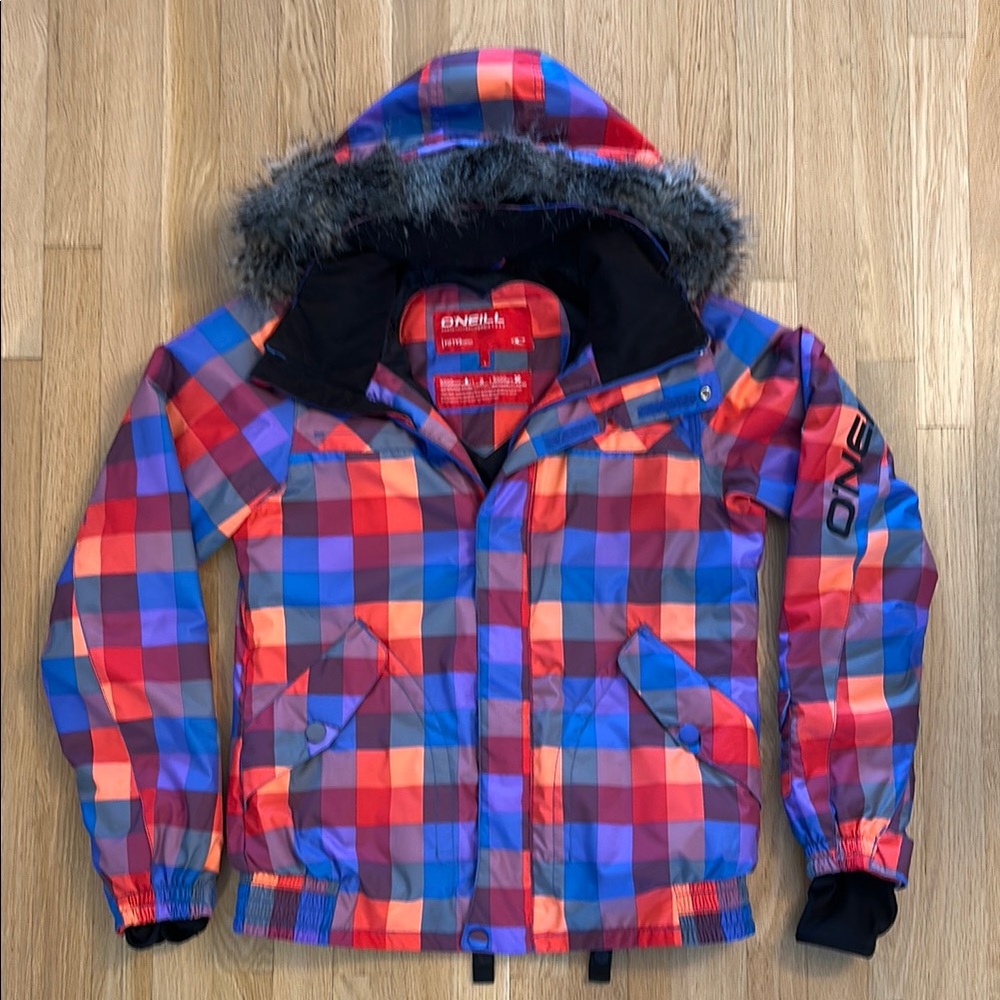 O'Neill Fifty2 Series Plaid Ski and Snowboard Jacket